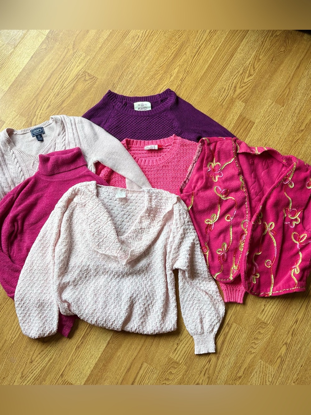 Mixed Brands Vintage Y2K Sweater Clothing Lot Reseller Bundle Multi 6 Pcs XS/S